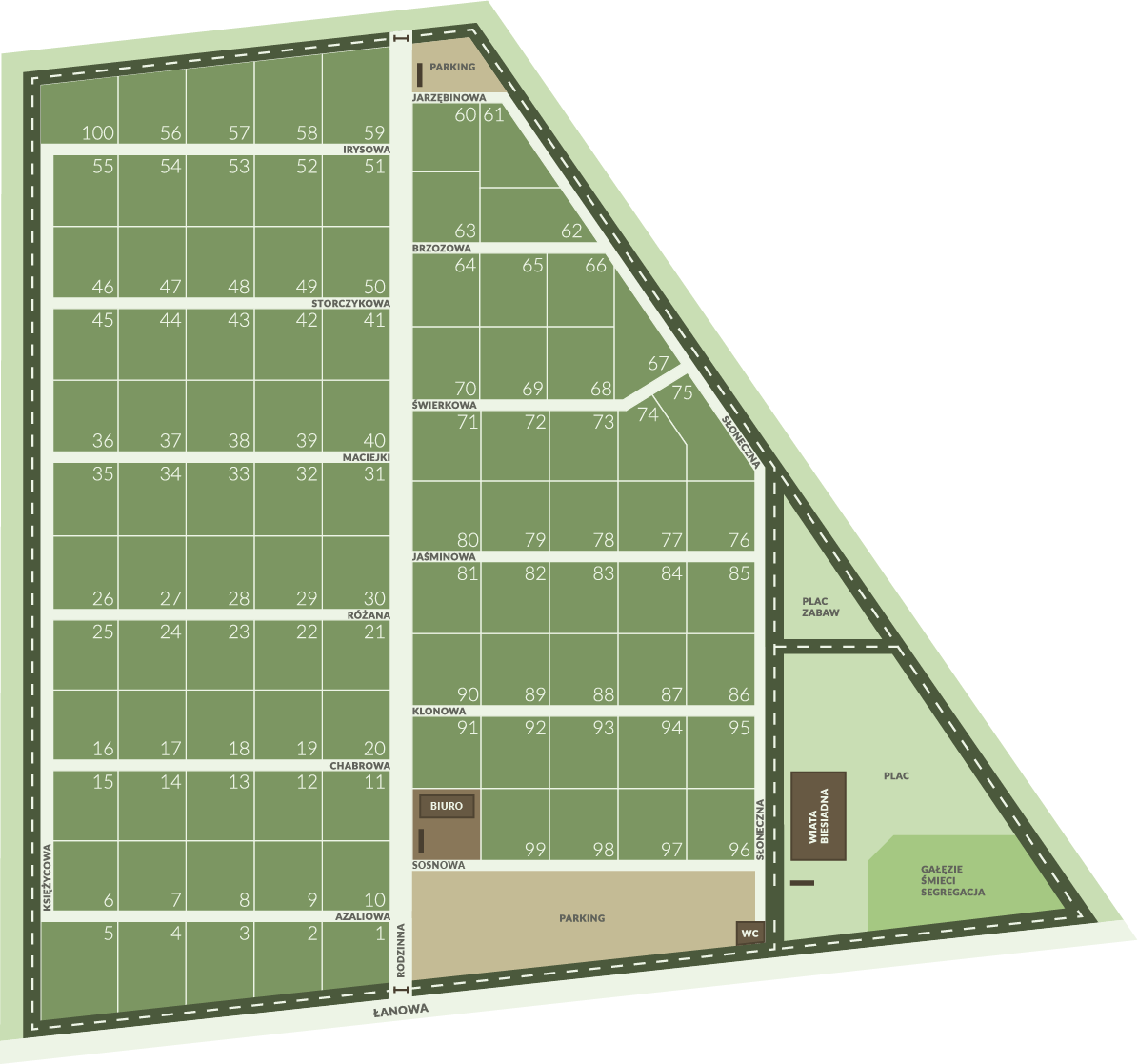 Mapa Ogrodu